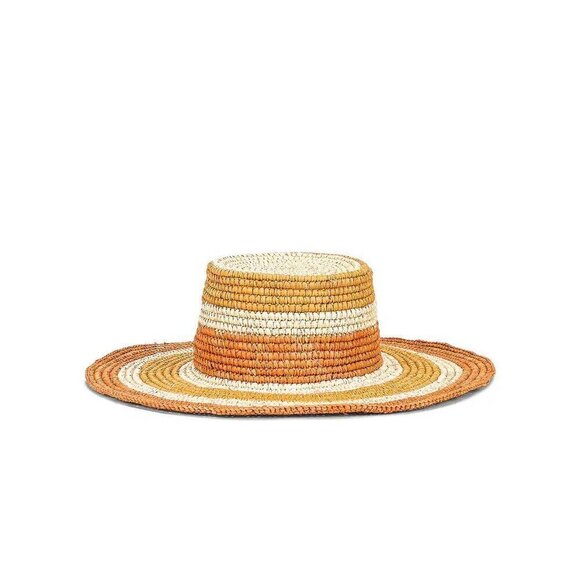 GREENPACHA Canarias Hat in Natural & Yellow Small New Womens Cowboy Western